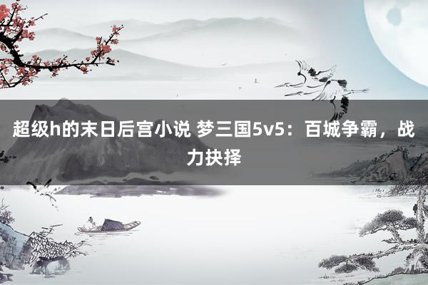 超级h的末日后宫小说 梦三国5v5：百城争霸，战力抉择
