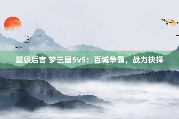 超级后宫 梦三国5v5：百城争霸，战力抉择